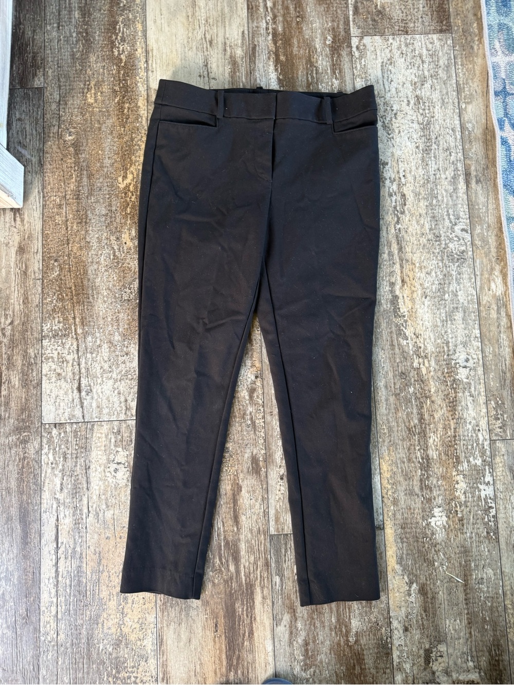 2 for $20 sale: Loft black skinny pants with back center seam - 8